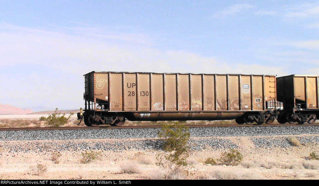 EB Unit Empty Open Hopper Frt at Erie NV -93